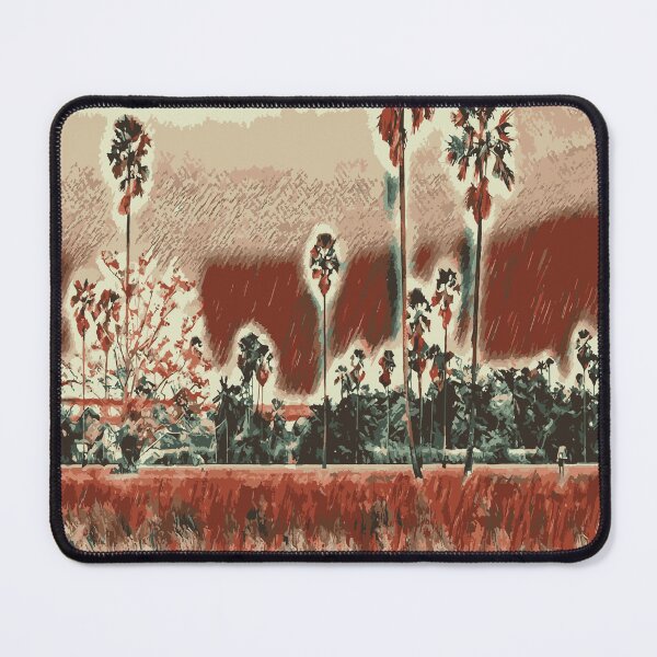 Item preview, Thailand landscape of palm trees in the field. Photo style, Thailand landscape.  multi-phase flow walking in the rice field artgram image net removing blur designed and sold by youme63.