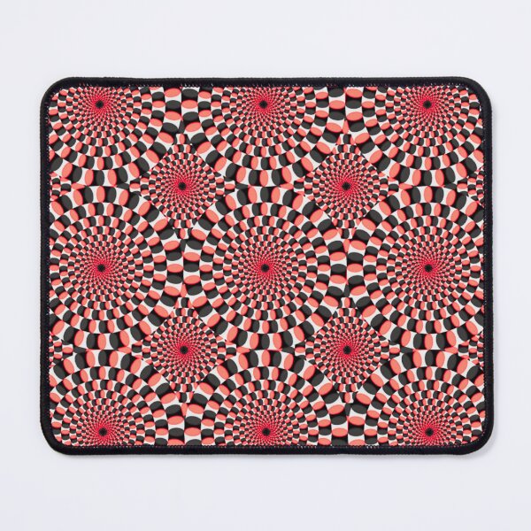 Item preview, Optical illusion red moving circles designed and sold by NateCF.