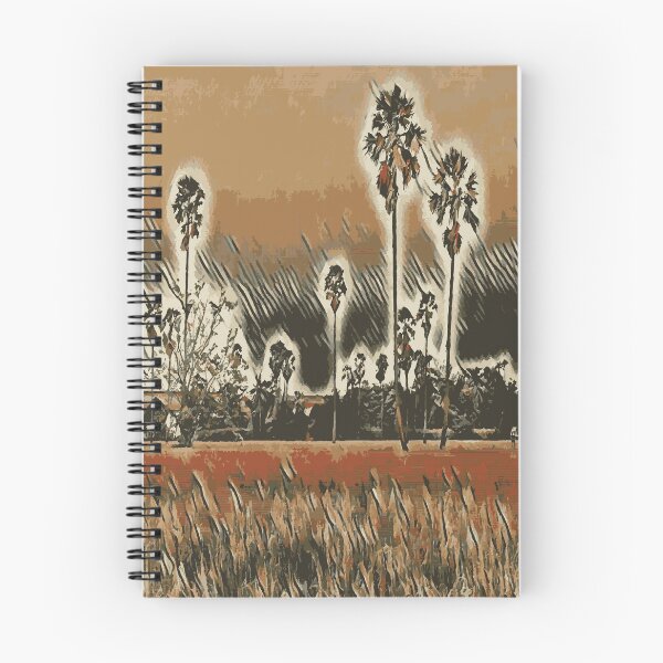 Item preview, Thailand landscape of palm trees in the field. Photo style, Thailand landscape.  multi-phase flow walking in the rice field artgram image net removing blur designed and sold by youme63.