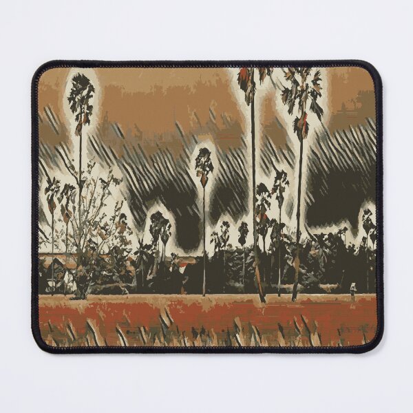 Item preview, Thailand landscape of palm trees in the field. Photo style, Thailand landscape.  multi-phase flow walking in the rice field artgram image net removing blur designed and sold by youme63.