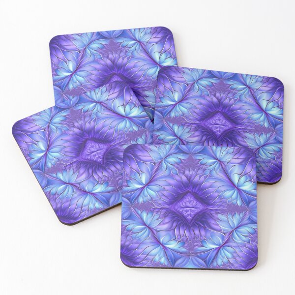 Item preview, Soft Blue Purple Fractal Pattern designed and sold by Sturdust.