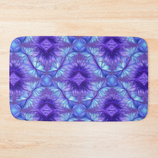 Item preview, Soft Blue Purple Fractal Pattern designed and sold by Sturdust.