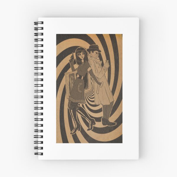 Item preview, The Mod, Psychedelic Adventures of a Secret Agent- Black and White designed and sold by radford-nakesha.