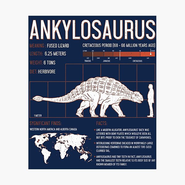 Item preview, Ankylosaurus Dinosaur Facts 	s 	s Kids Science   	 designed and sold by hislnavi66.