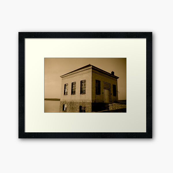 Scituate Reservoir Water Pumping Station #1 Framed Art Print