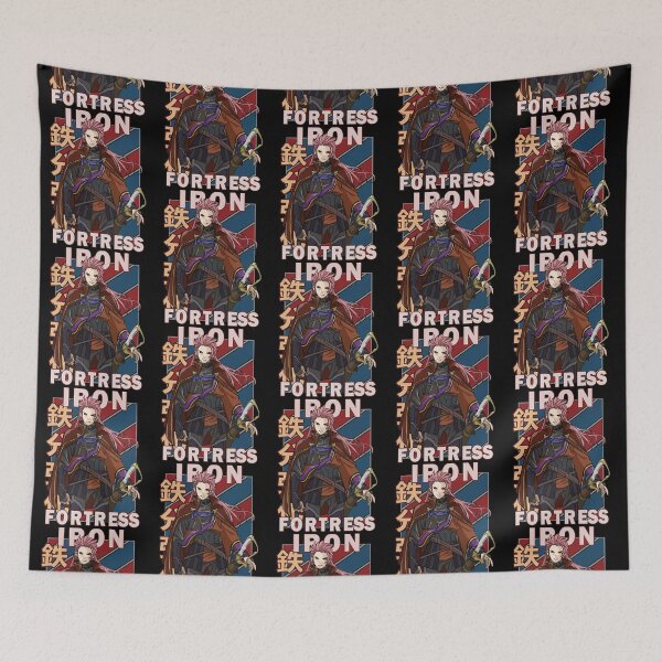 Item preview, Biba Kabaneri of the Iron Fortress Kotetsujo no Kabaneri Retro Blue Red Design designed and sold by crofts-haricex.