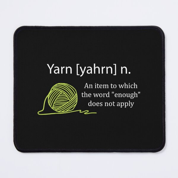 Item preview, Yarn Noun Definition Funny Knitting Crochet Knitting Outfit designed and sold by JasonCKato.