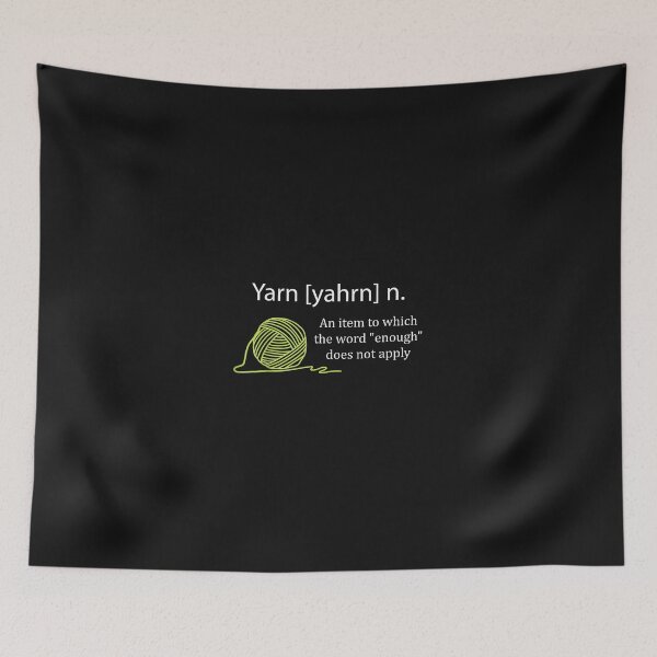 Item preview, Yarn Noun Definition Funny Knitting Crochet Knitting Outfit  designed and sold by JasonCKato.