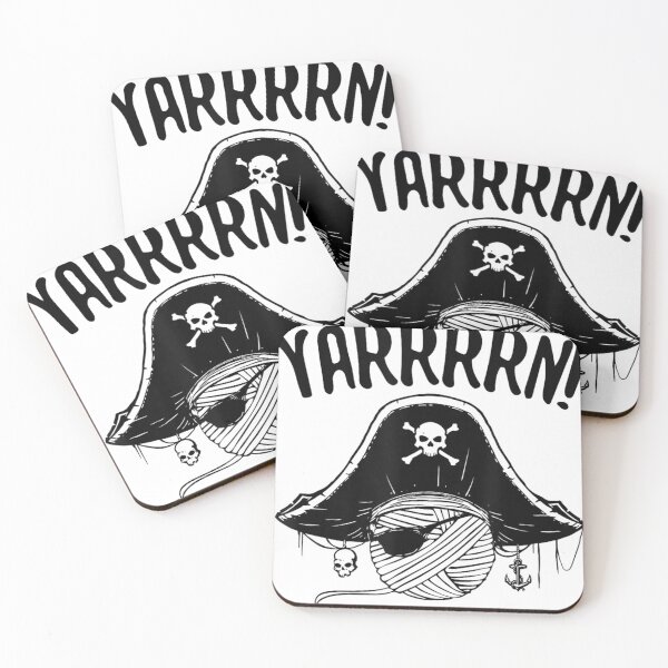 Item preview, Yarrrrn! Funny Pirate Yarn Knitting  Crocheting  designed and sold by JasonCKato.