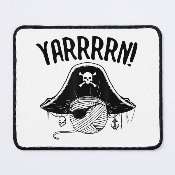 Item preview, Yarrrrn! Funny Pirate Yarn Knitting Crocheting designed and sold by JasonCKato.