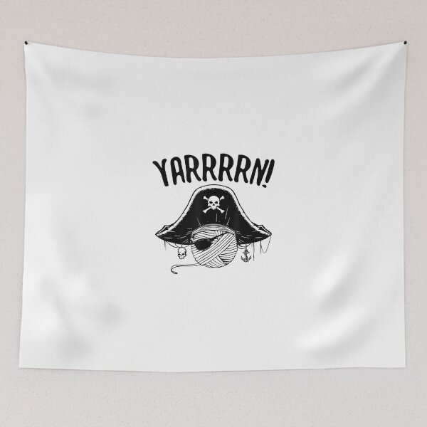 Item preview, Yarrrrn! Funny Pirate Yarn Knitting  Crocheting  designed and sold by JasonCKato.