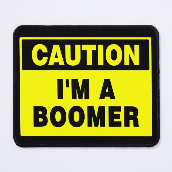 Item preview, Caution I'm A Boomer Yellow Sign designed and sold by AASparksDesigns.