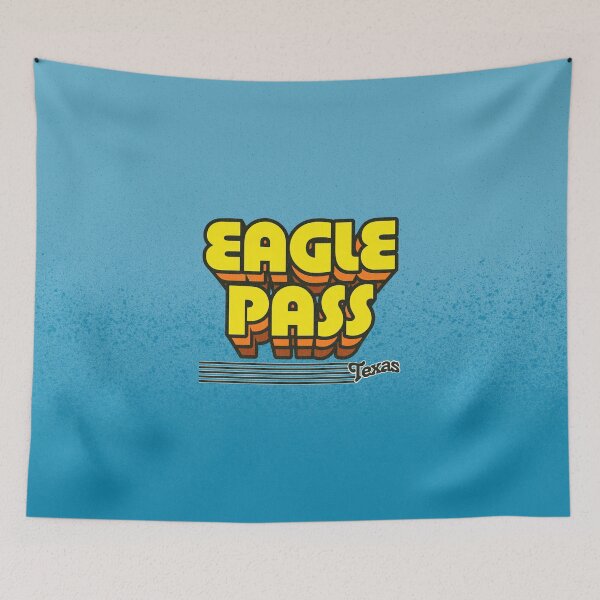 Item preview, Eagle Pass, Texas | Retro Stripes designed and sold by retroready.