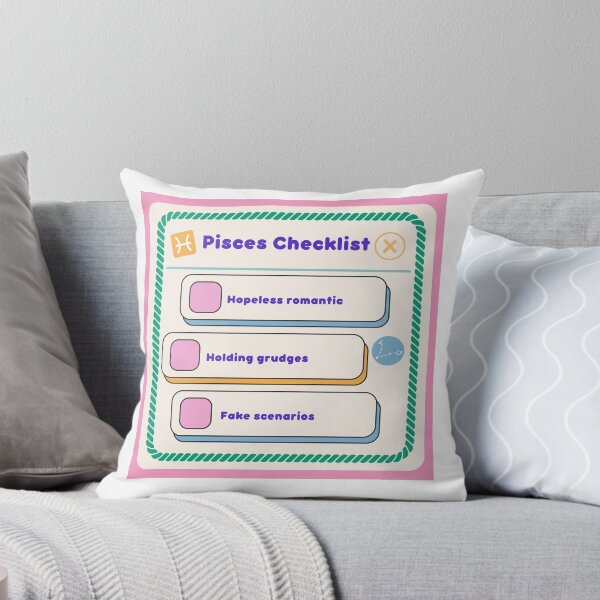Item preview, Astrology Zodiac Sign Checklist - Pisces designed and sold by MadiervArt.