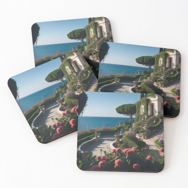 Item preview, Meditative Haven: Unveiling the Splendor of Italian Coastal Gardens designed and sold by BlareBlare.