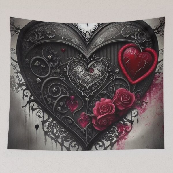 Item preview, Gothic Hearts designed and sold by BiancaDPetals.