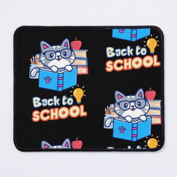 Item preview, Back To School  - Cute Cartoon Kitten Student, Teach Love Inspire, Back To School, Teacher Tee, Teacher Appreciation Tee, 1st day of school designed and sold by PupilLove.