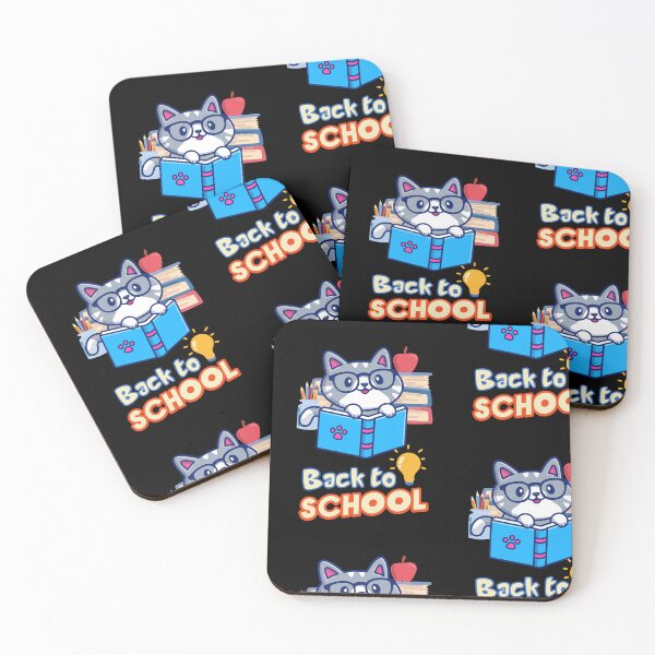 Item preview, Back To School  - Cute Cartoon Kitten Student, Teach Love Inspire, Back To School, Teacher Tee, Teacher Appreciation Tee, 1st day of school designed and sold by PupilLove.