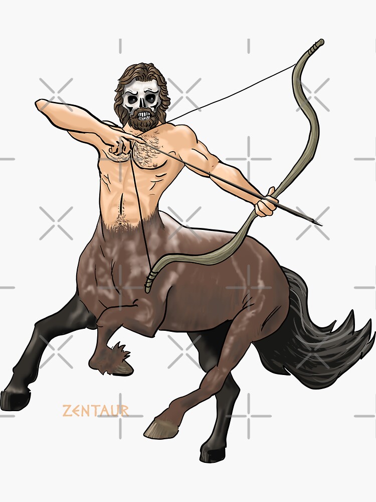 Thumbnail 3 von 3, Sticker, Zentaur designt und verkauft von Kobeko.