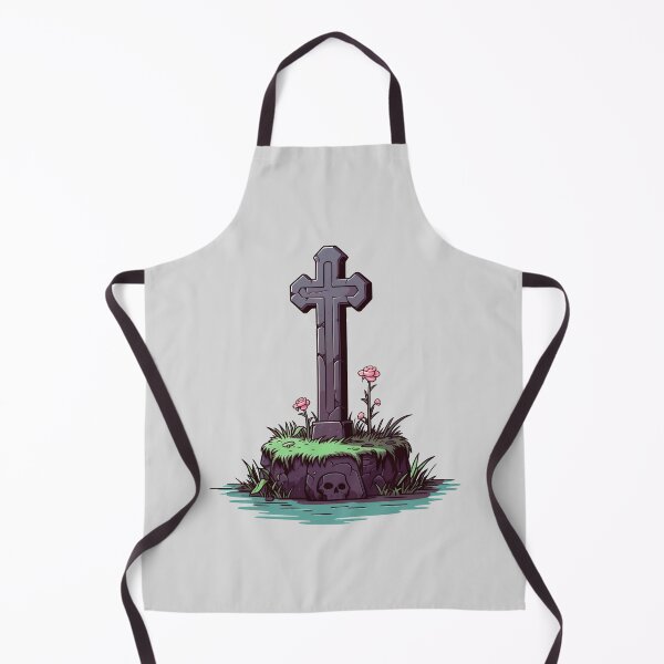 Item preview, 8-Bit style cross and a grave designed and sold by titur.