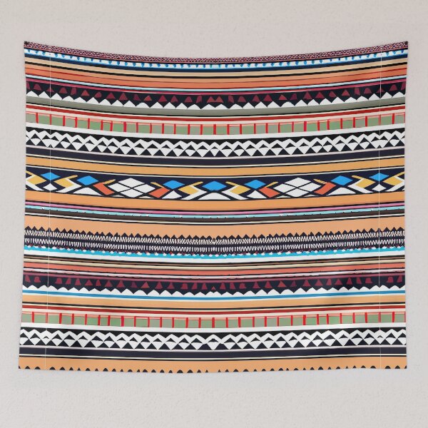 Item preview, Tribal Patchwork Art 6 designed and sold by unsungshop.