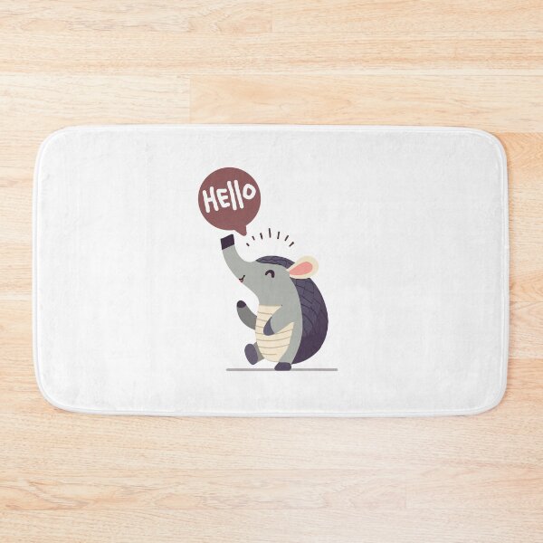 Item preview, Cute Armadillo 5 Hello designed and sold by HarshBrown.