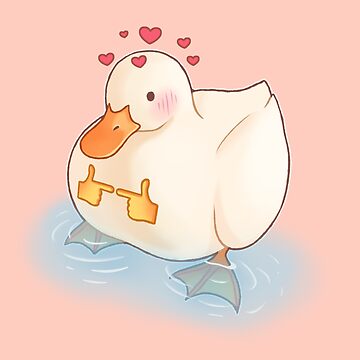 Aperçu de l'œuvre canard amoureux de CuteBlueArt