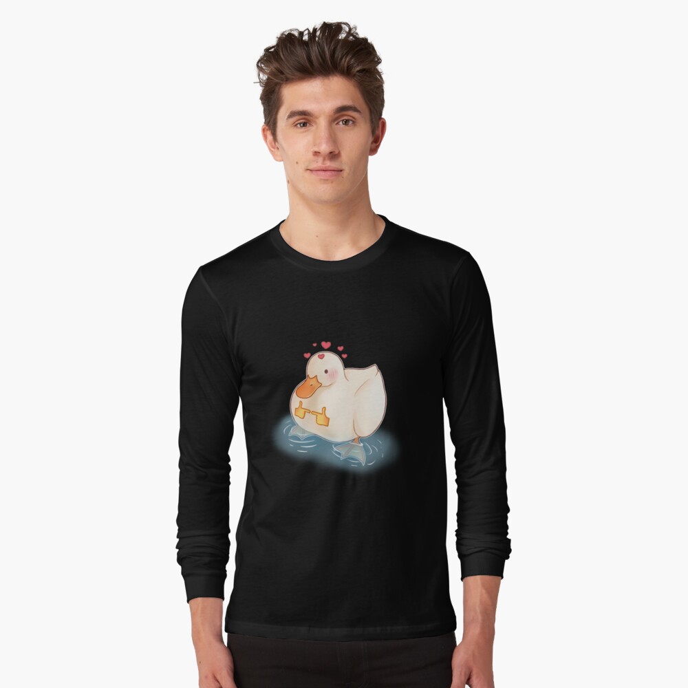 Aperçu de l'œuvre T-shirt manches longues créée et vendue par CuteBlueArt.