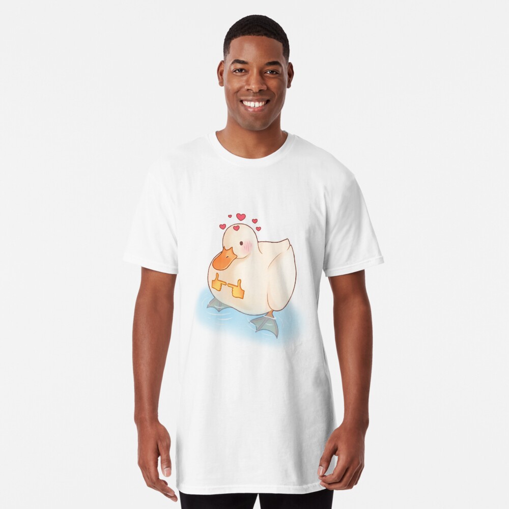 Aperçu de l'œuvre T-shirt long créée et vendue par CuteBlueArt.