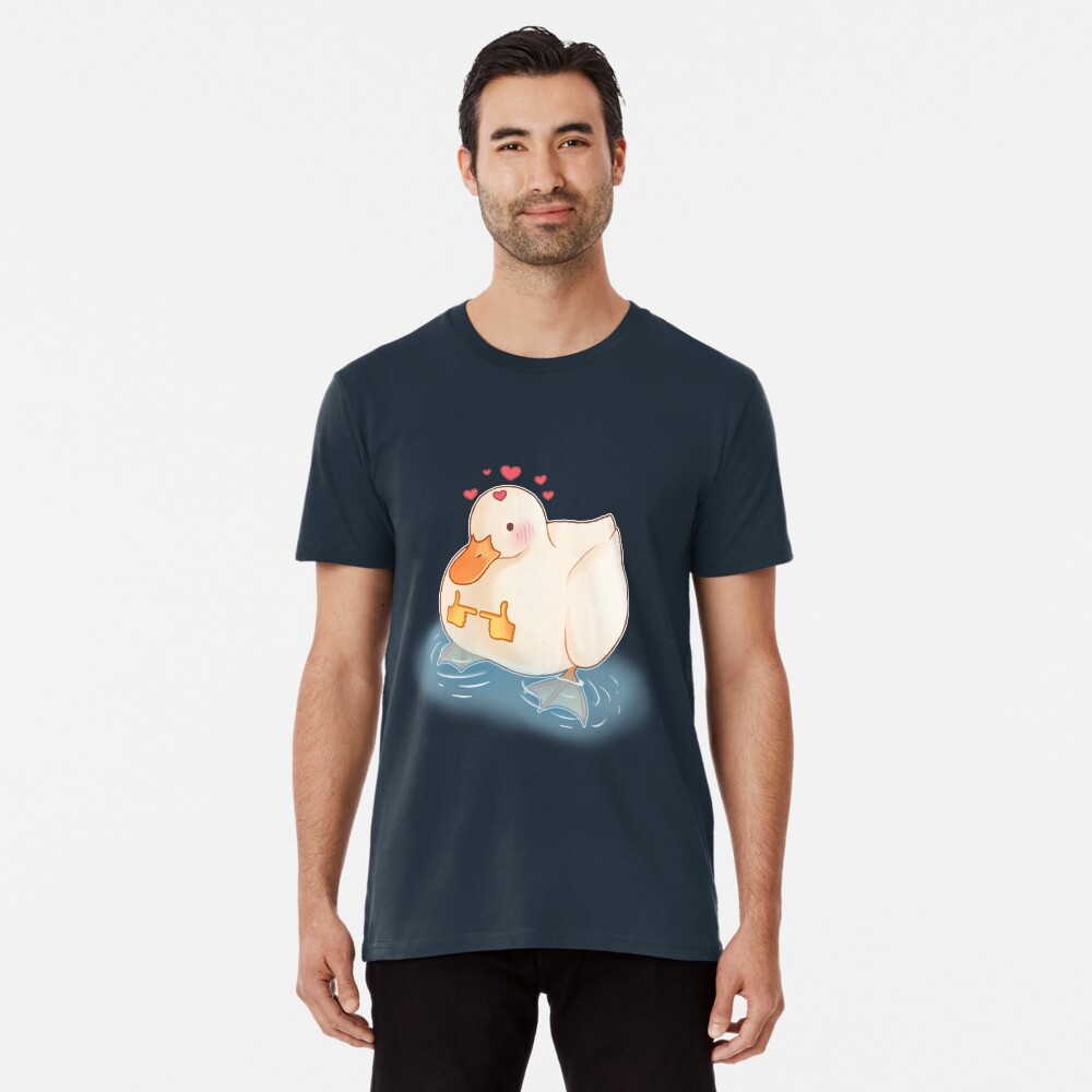 Aperçu de l'œuvre T-shirt premium créée et vendue par CuteBlueArt.