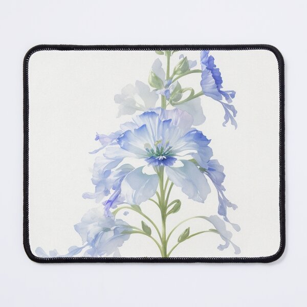 Item preview, July Delphinium Birth Flower - Vibrant Blooms of Joy and Positivity designed and sold by SleepySoulArt.
