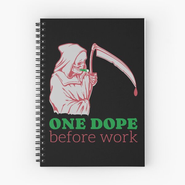 Item preview, ONE DOPE BEFORE WORK | DEATH DOPE | DOPE SKULL | WEED SKULL STONER | WEED LOVERS  designed and sold by al21ex.