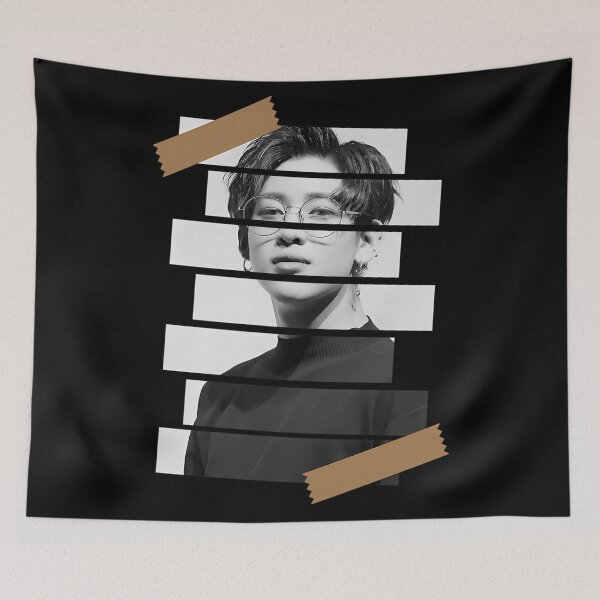 Item preview, Kunpimook Bhuwakul GOT 7 BamBam Korean Kpop Monochrome Stripe designed and sold by TheaDoughnutFa.