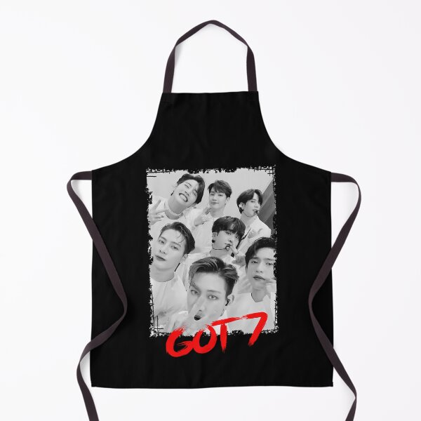 Item preview, GOT7 Kpop Group Members black and white Korean Kpop RGB Color designed and sold by MechanicalMarn.