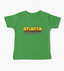 Atlanta, Georgia | Retro Stripes Baby Tee