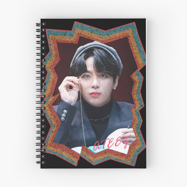 Item preview, Choi Jongho ATEEZ Jongho Kpop coreano Pintura al óleo de color retro designed and sold by KleinMeilinkLa.