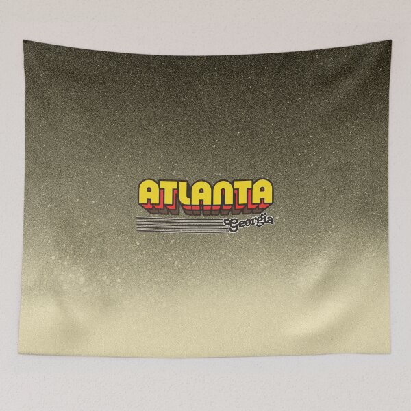 Item preview, Atlanta, Georgia | Retro Stripes designed and sold by retroready.