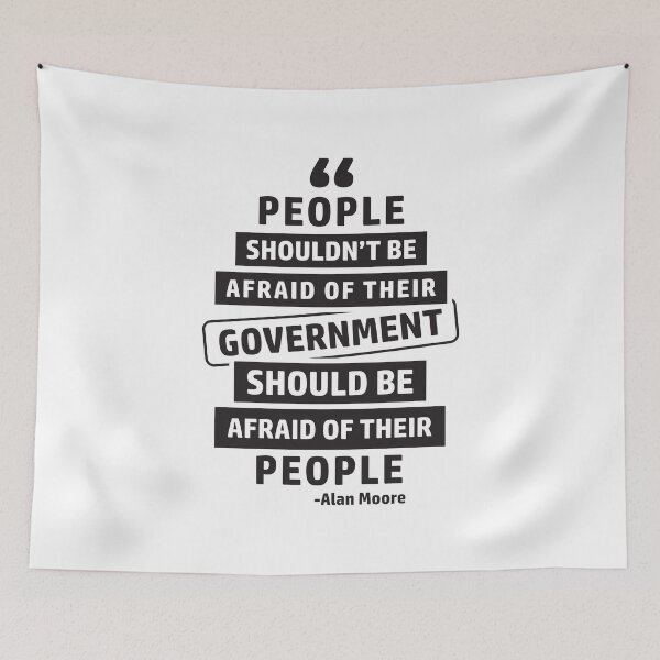 Item preview, People Shouldn't Be Afraid Of Their Government designed and sold by CatsCrew.