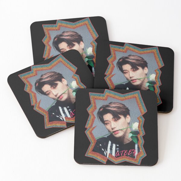 Item preview, Choi San ATEEZ San Korean Kpop Retro Color Oil Paint designed and sold by KleinMeilinkLa.