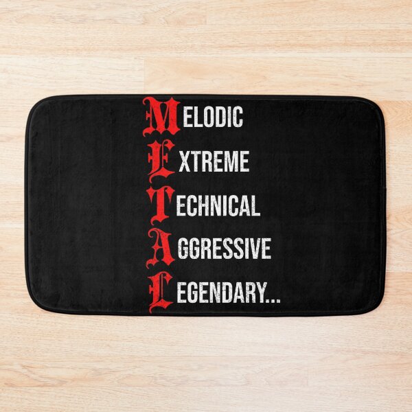 Item preview, Metal Description (Red version) designed and sold by MightyViking.