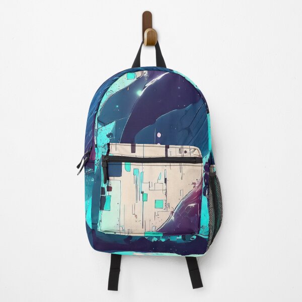 Item preview, Surreal diving with humpback whale under water cyber pattern designed and sold by TomFrontierArt.