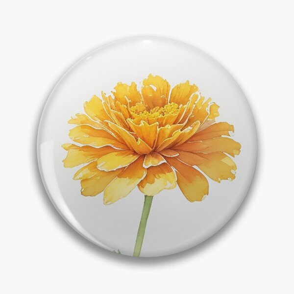 Item preview, October Marigold Birth Flower - Vibrant Warmth and Golden Splendor designed and sold by SleepySoulArt.
