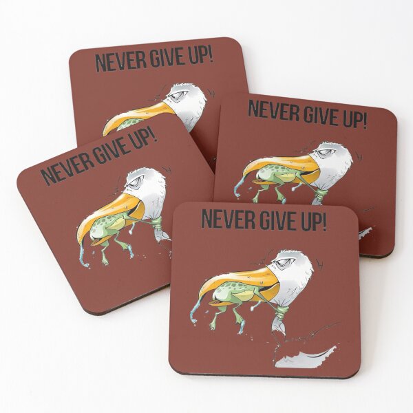 Item preview, NEVER GIVE UP   	 designed and sold by junilxqaox88.