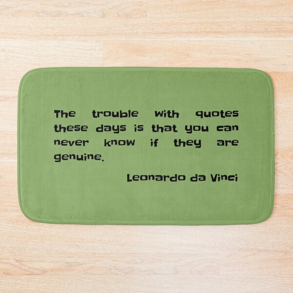 Item preview, The trouble with quotes these days (black) designed and sold by SolidEarthArt.