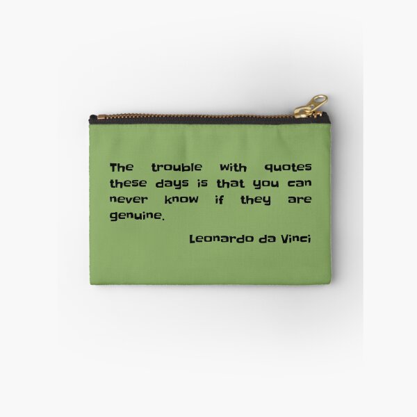 Item preview, The trouble with quotes these days (black) designed and sold by SolidEarthArt.