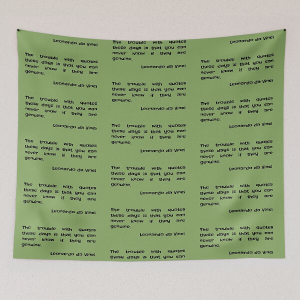 Item preview, The trouble with quotes these days (black) designed and sold by SolidEarthArt.