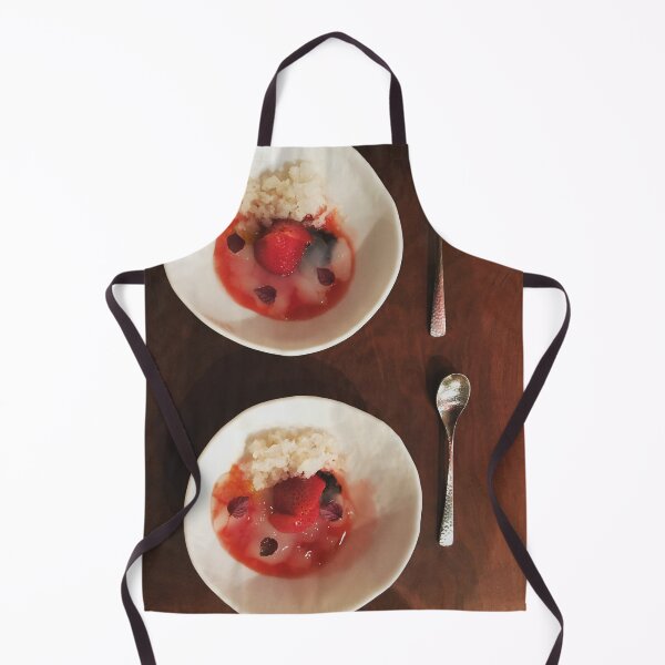 Item preview, Restaurant Tasting Menu - Light Sweet Sorbet with Strawberries Japanese Style designed and sold by Oh Halo Berry.
