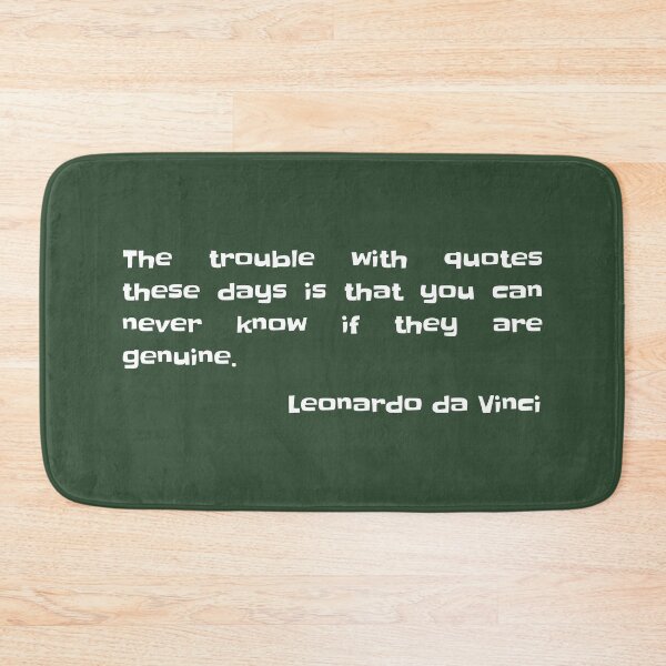 Item preview, The trouble with quotes these days (white) designed and sold by SolidEarthArt.