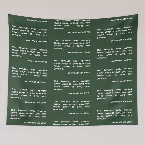 Item preview, The trouble with quotes these days (white) designed and sold by SolidEarthArt.