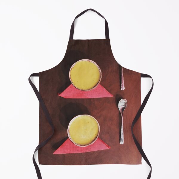 Item preview, Restaurant Tasting Menu - Two Japanese-Style Crème Delicate Brûlée Art Print designed and sold by Oh Halo Berry.
